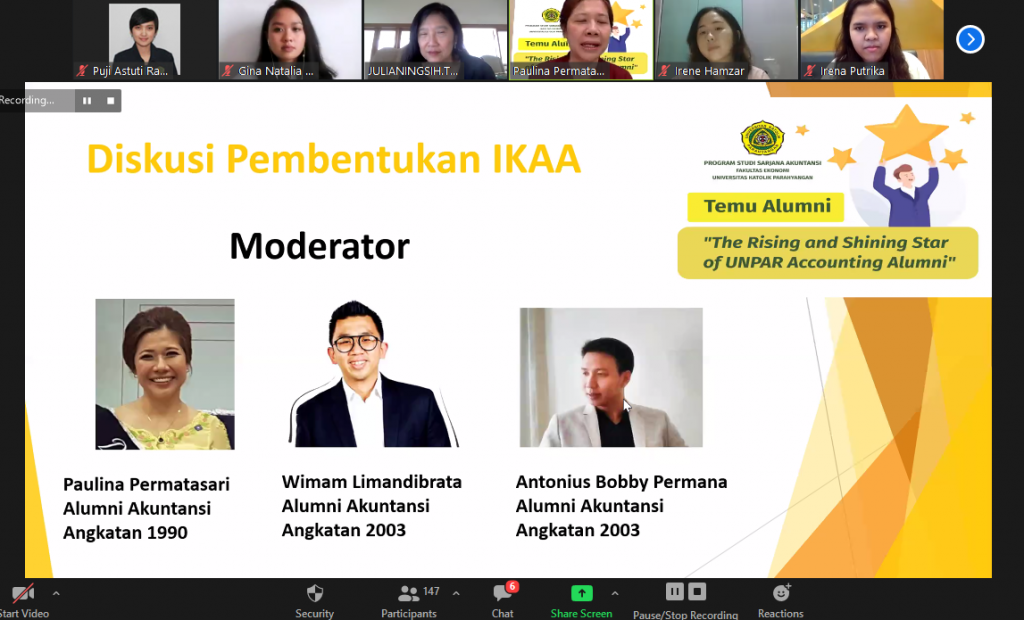 Meeting the Alumni of UNPAR’s Accounting Program