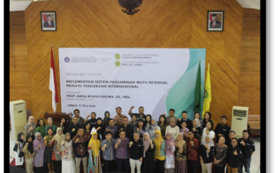 Sharing Best Practice Implementasi Sistem Penjaminan Mutu Internal Menuju Pengakuan Internasional Universitas Katolik Parahyangan Bekerja Sama Dengan Universitas Gadjah Mada
