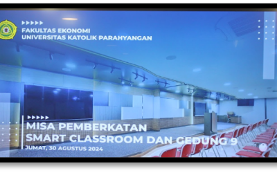 Misa Pemberkatan Smart Classroom Fakultas Ekonomi dan Gedung 9